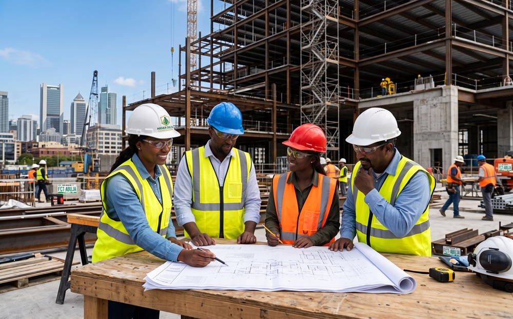 Janded Global Resources engineering team on site