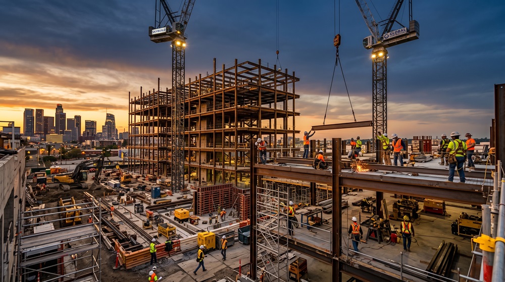 Janded Global Resources construction site